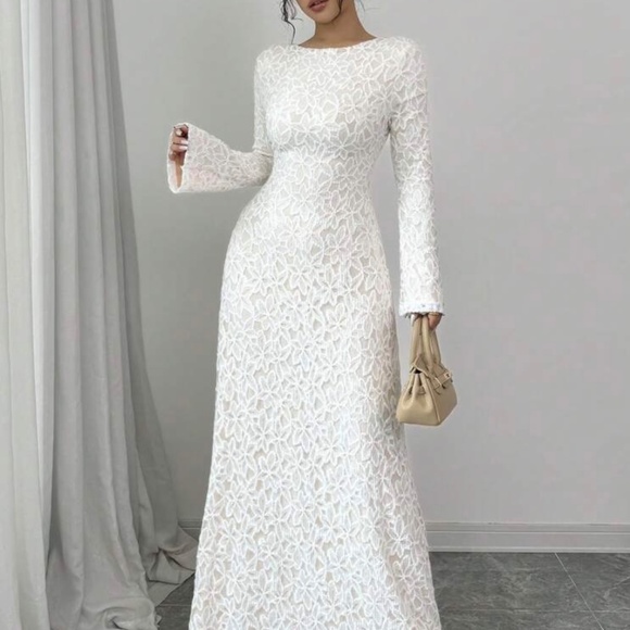 White dress sz M - Picture 4 of 8